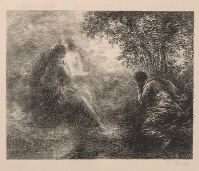 Musikk og poesi av Ignace Henri Jean Fantin Latour
