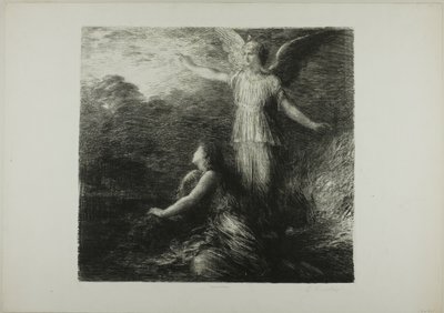 Paradise and the Peri (Åpning), første tallerken av Ignace Henri Jean Fantin-Latour