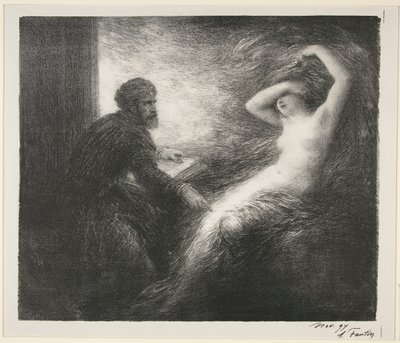 Parsifal: Akt II. Fremkalling av Kundry av Ignace Henri Jean Fantin Latour
