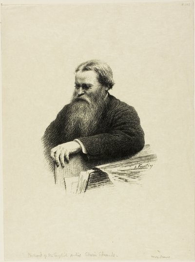 Portrett av kunstneren Edwin Edwards av Ignace Henri Jean Fantin Latour