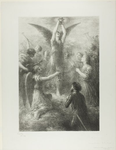 Preludium til Lohengrin, andre plate av Ignace Henri Jean Fantin Latour