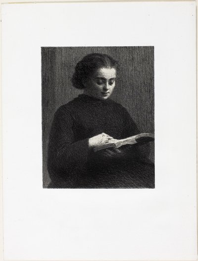 Lesning av Ignace Henri Jean Fantin Latour
