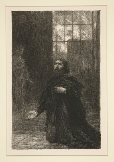 Rienzi: akt V, en del av Rienzi (Rienzi: Akt V, Rienzi av Ignace Henri Jean Fantin-Latour