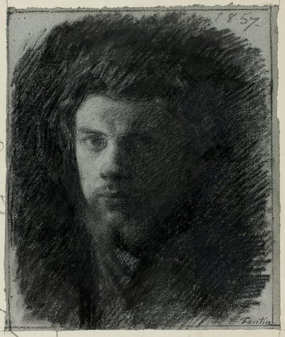 Selvportrett av Ignace Henri Jean Fantin-Latour