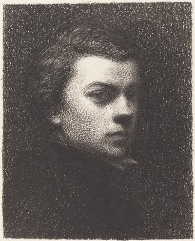 Selvportrett på sytten av Ignace Henri Jean Fantin Latour