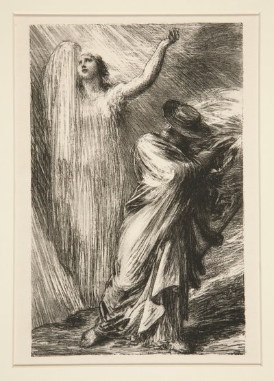 Siegfried: akt II, ?kall d av Ignace Henri Jean Fantin Latour