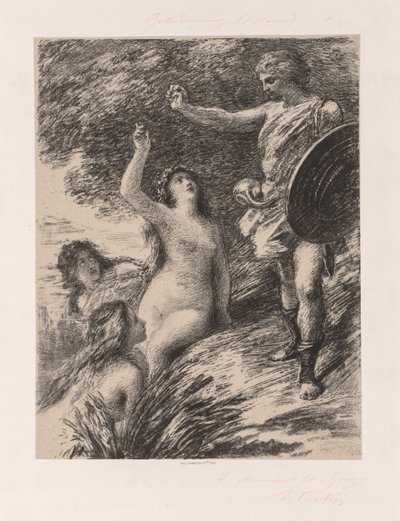 Siegfried og Rhinens døtre av Ignace Henri Jean Fantin Latour