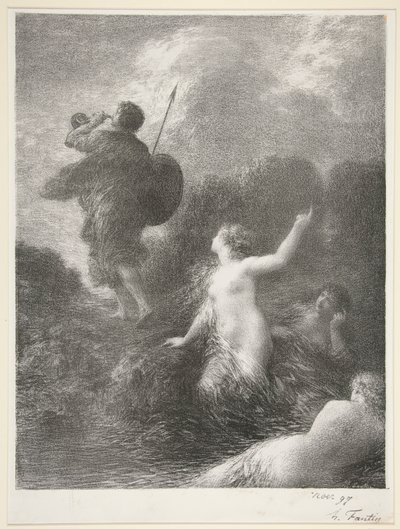 Siegfried og Rhinpikene av Ignace Henri Jean Fantin Latour