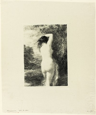 Stående Bader, tredje plate av Ignace Henri Jean Fantin-Latour