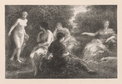 Badegjestene av Ignace Henri Jean Fantin-Latour