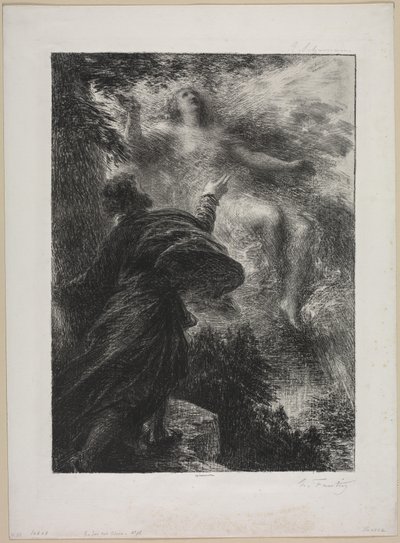 Alpenes fe av Ignace Henri Jean Fantin Latour