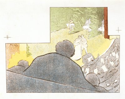 Mirages, Program for Théâtre Libre-produksjonen av The Fossils av Henri Gabriel Ibels