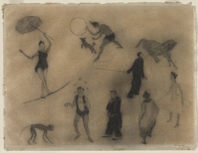 Sirkuset, 1896. av Henri Gabriel Ibels