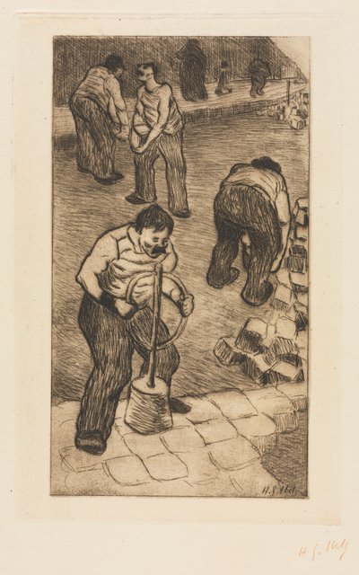 Gatebroleggerne av Henri Gabriel Ibels
