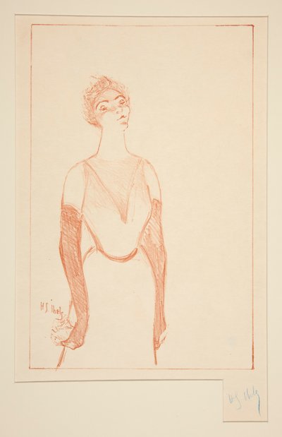 Yvette Guilbert av Henri Gabriel Ibels