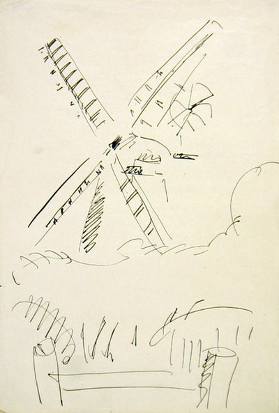 Vindmølle av Henri Gaudier-Brzeska