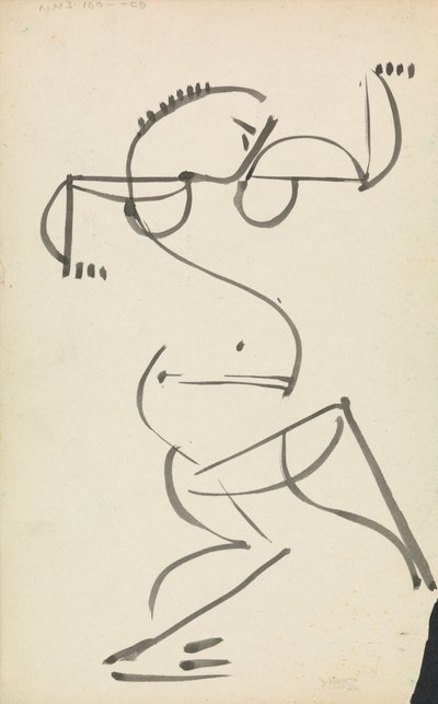 Dansende figur av Henri Gaudier Brzeska