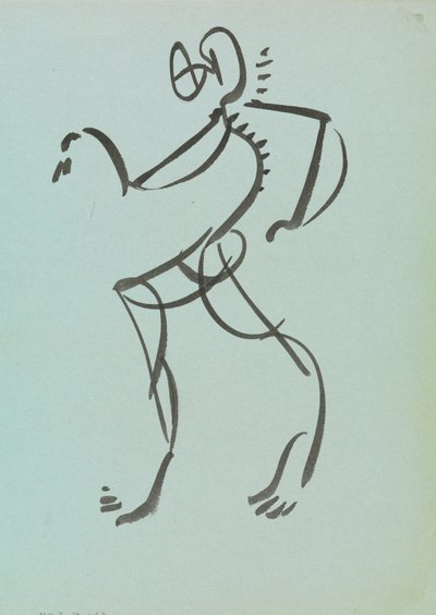 Dansende figur av Henri Gaudier-Brzeska