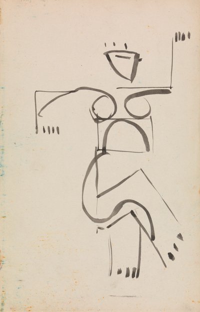 Dansende figur av Henri Gaudier-Brzeska