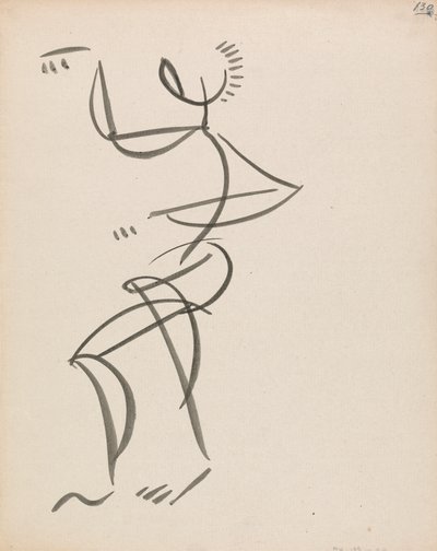 Dansende figur av Henri Gaudier-Brzeska