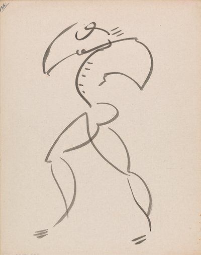 Dansende figur av Henri Gaudier Brzeska