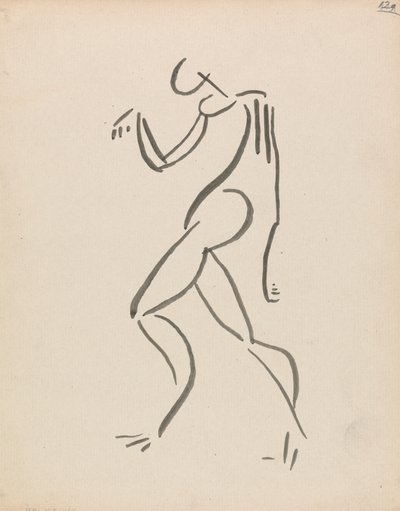 Dansende figur av Henri Gaudier Brzeska