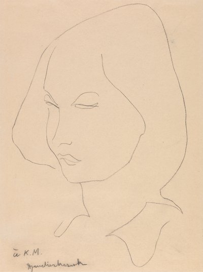 Katherine Mansfield av Henri Gaudier Brzeska