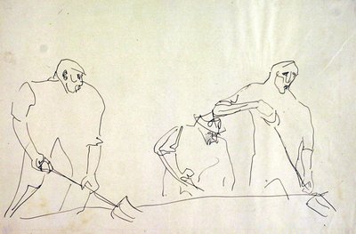 Arbeidere av Henri Gaudier Brzeska