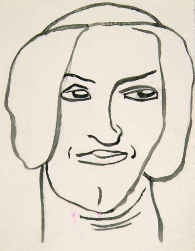 Sophie smiler av Henri Gaudier Brzeska