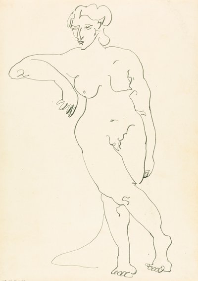 Stående kvinneskikkelse av Henri Gaudier Brzeska