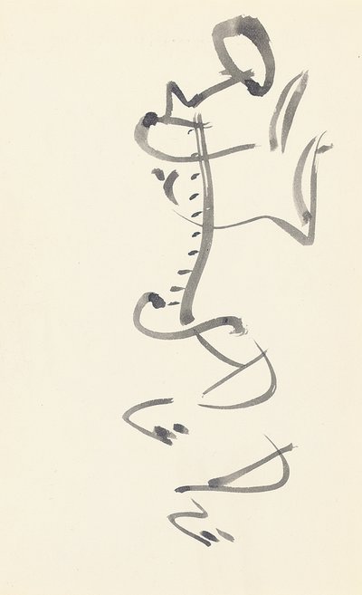 Studie for "Red Stone Dancer", 1914 av Henri Gaudier Brzeska