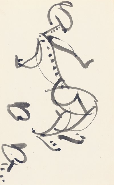Studie for "Red Stone Dancer", 1914 av Henri Gaudier Brzeska