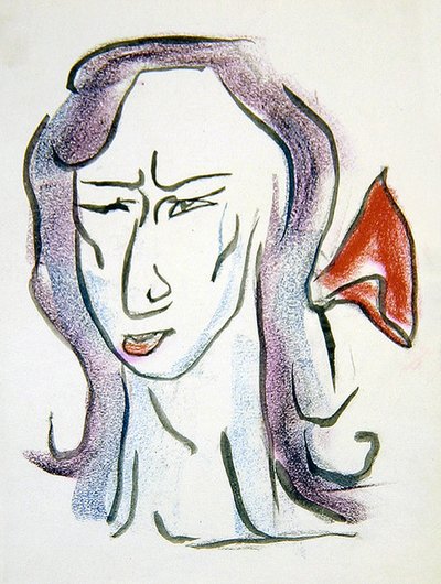 Grevinnen av Oxford og Asquith av Henri Gaudier-Brzeska