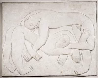 Wrestlers, 1914 ; 1965 av Henri Gaudier Brzeska