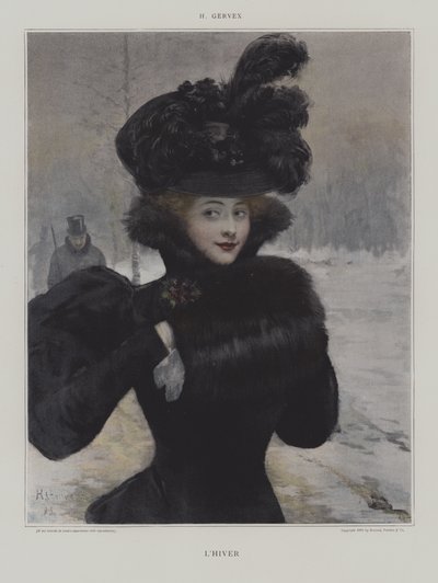 LHiver (vinter) av Henri Gervex