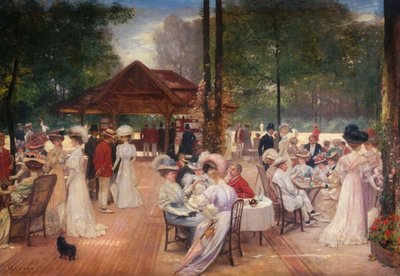 Circle of the Isle of Puteaux, ca. 1907. av Henri Gervex