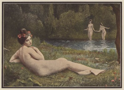 Sommerens gleder (farge litho) av Henri Guinier