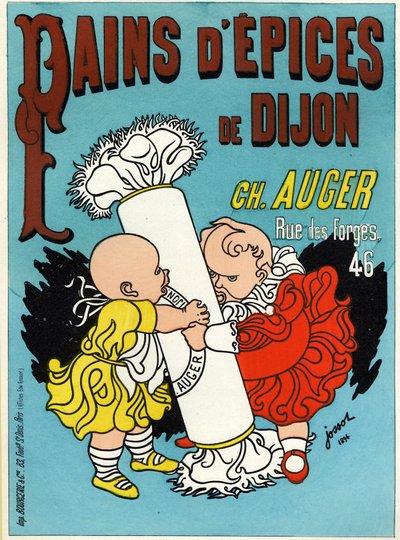 Mat og drikke. Pepperkaker fra Dijon. Plakat av Gustave Henri Jossot, Frankrike av Henri Gustave Jossot