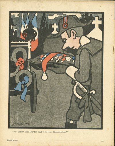 Smørfatet, nummer 102, satirisk i farger av Henri Gustave Jossot