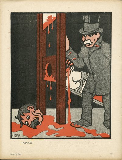#39;Smørfatet#39;, nummer 144, satirisk i farger av Henri Gustave Jossot