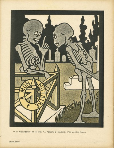 #39;Smørfatet#39;, nummer 156, satirisk i farger av Henri Gustave Jossot