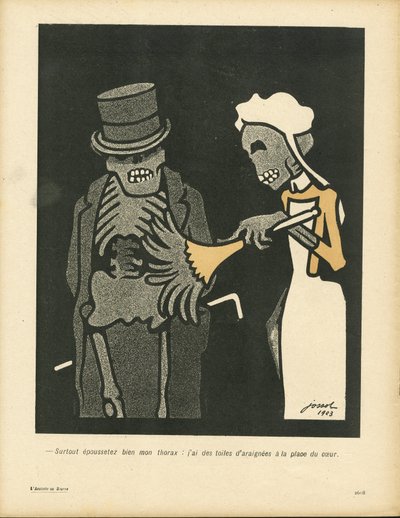 Smørfatet, nummer 156, satirisk i farger av Henri Gustave Jossot