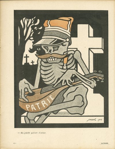 Smørfatet, nummer 156, satirisk i farger av Henri Gustave Jossot
