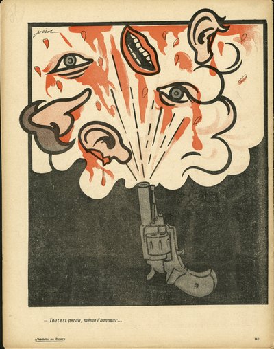 Smørfatet, nummer 322, satirisk i farger av Henri Gustave Jossot