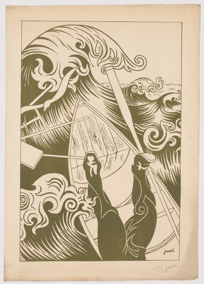 Bølgen (La vague) av Henri Gustave Jossot