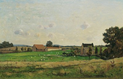 The Estate of Saulce (Gonne Dept.) av Henri Joseph Harpignies