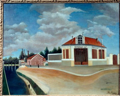 Fabrikk av stoler i Alfortville Maleri av Henri Rousseau dit le Douanier Rousseau (1844-1910) 1897 Søn. 0,73x0,92 m Paris, musee de l