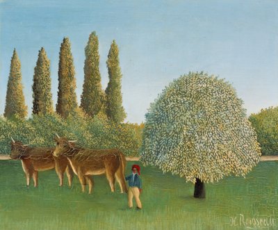 Meadowland (The Pasture) av Henri Rousseau
