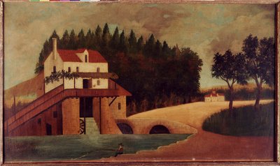The Mill, ca. 1896 av Henri J.F. Rousseau