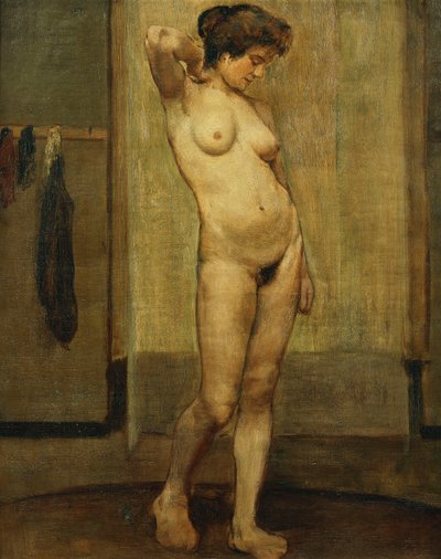Stående naken; Nu Debout, av Henri Jacques Edouard Evenepoel